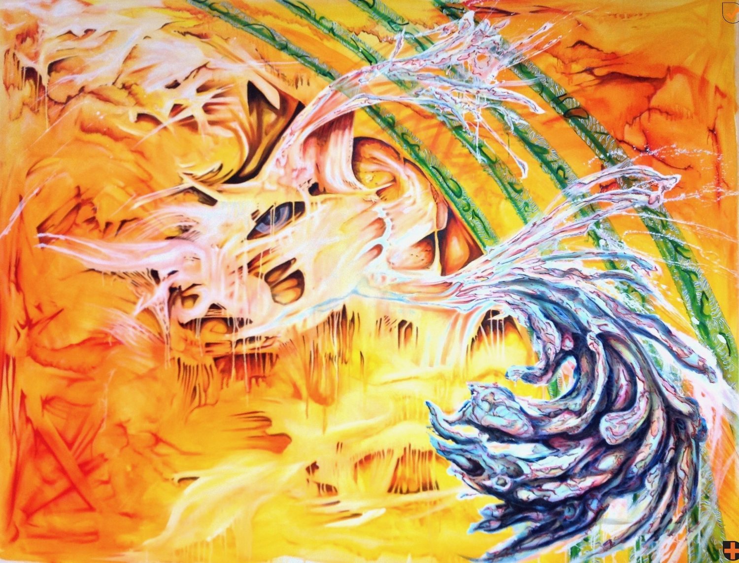 Painting by a Wild Marks represented artist